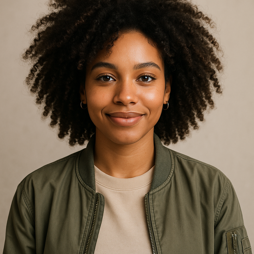 Example AI influencer portrait